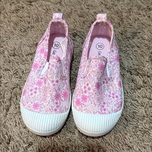 Cat & Jack Floral Pink Kids Slip-On Shoes